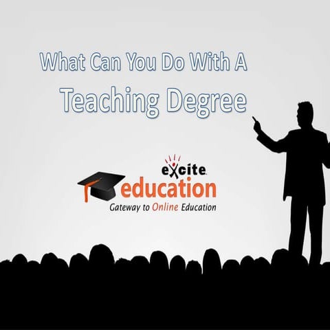 What Can You Do With A Teaching Degree?