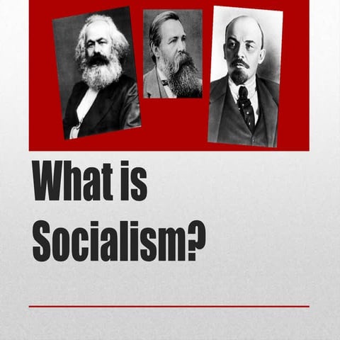 What is socialism