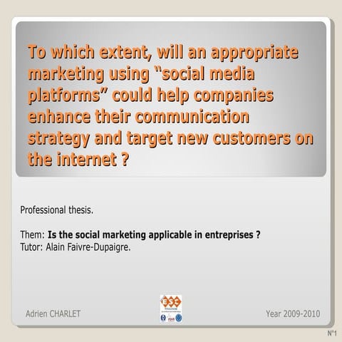 What is the social media marketing