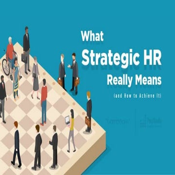 What Strategic HR Really Means (and How to Achieve It)