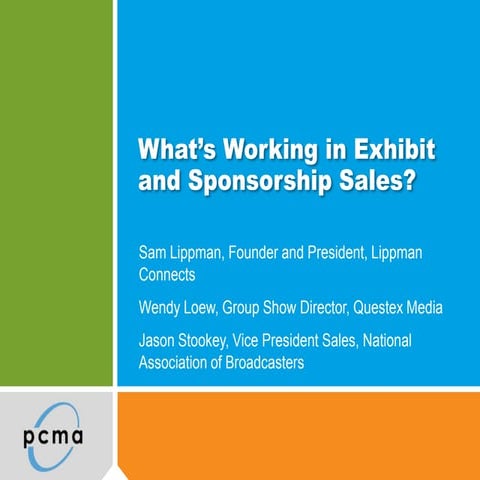 What's Working in Exhibit Sponsorship