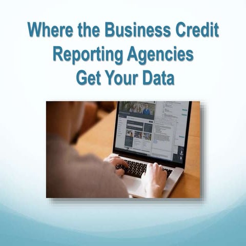 Where CRAs Get Your Data