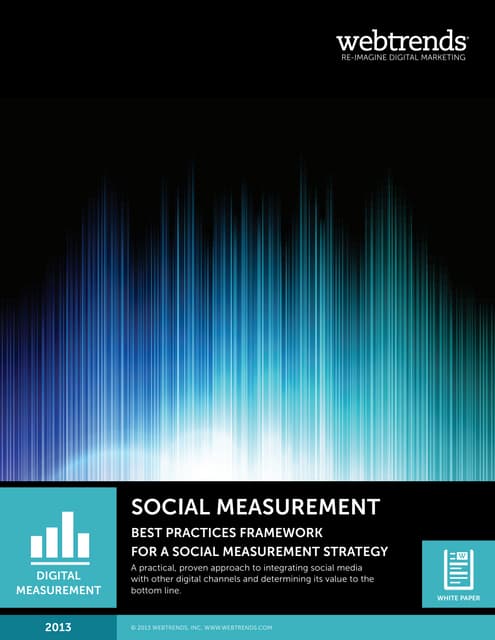 Measuring Social Return on Investment 