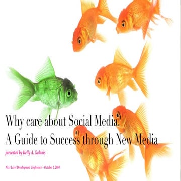 Why Care About Social Media?