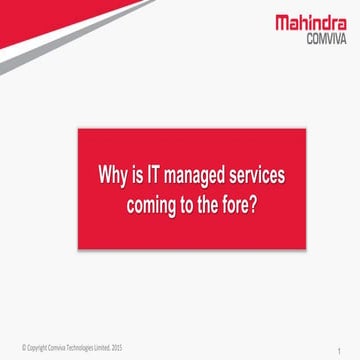 The Importance & Benefits of IT Managed Services