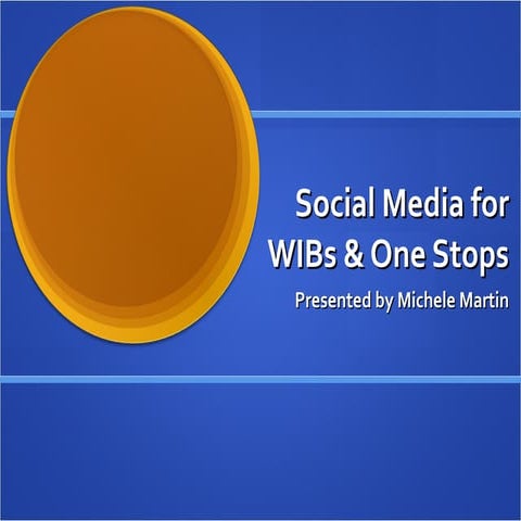 PA Partners Social Media for WIBs and One Stops