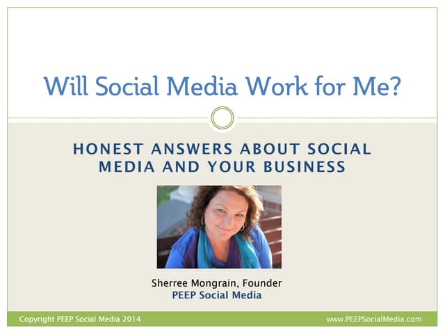 Will social media work for me?