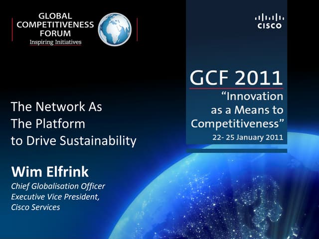 GCF2011: Wim Elfrink ,Cisco Services