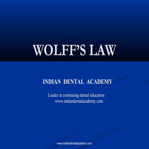 Wolff’s law