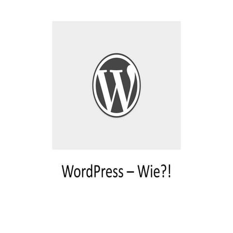 WordPress Grundlagen Kurs