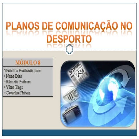 Planos de Comunicação no Desporto
