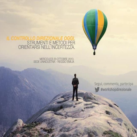 Workshop: il controllo direzionale oggi