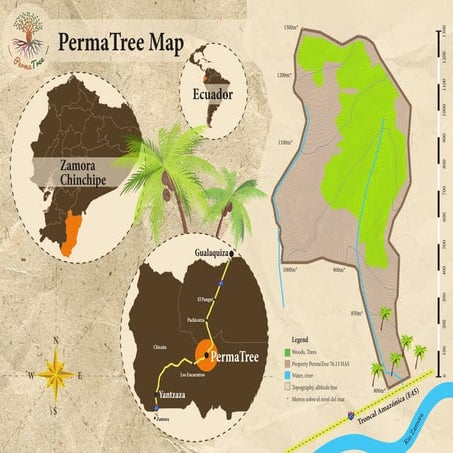 PermaTree, Ecuador Map