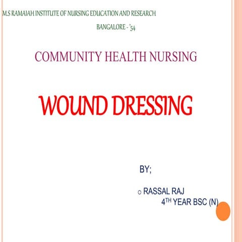 Wound dressing   copy