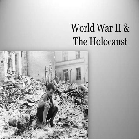 Holocaust & WWII ppt