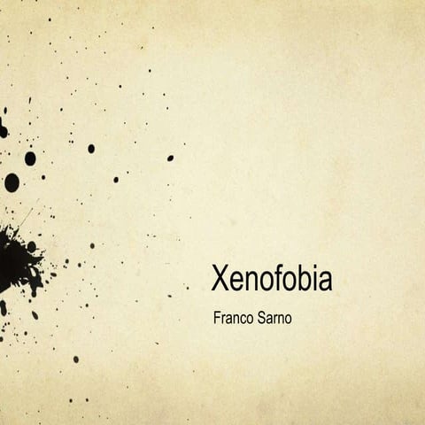 Xenofobia