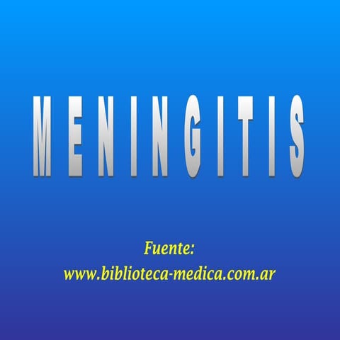 Meningitis