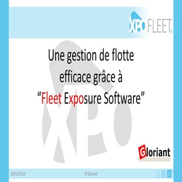 XPOfleet Presentatie 20110101 Fr