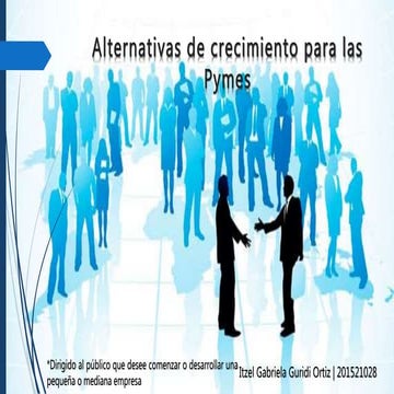 Alternativas de crecimiento para las pymes en México