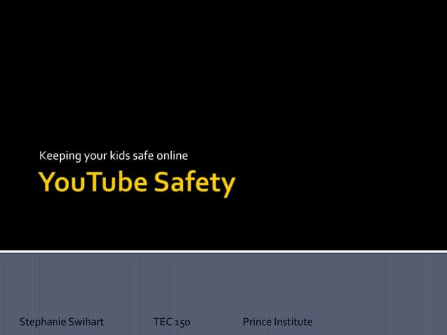 YouTube Safety