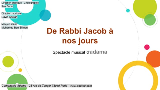 Dan Zaoui : "De Rabbi Jacob à nos jours"