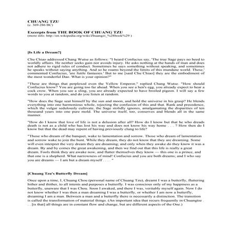 Zhuangzi   excerpts