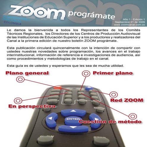 ZOOM Prográmate - Año 1 - Número 1