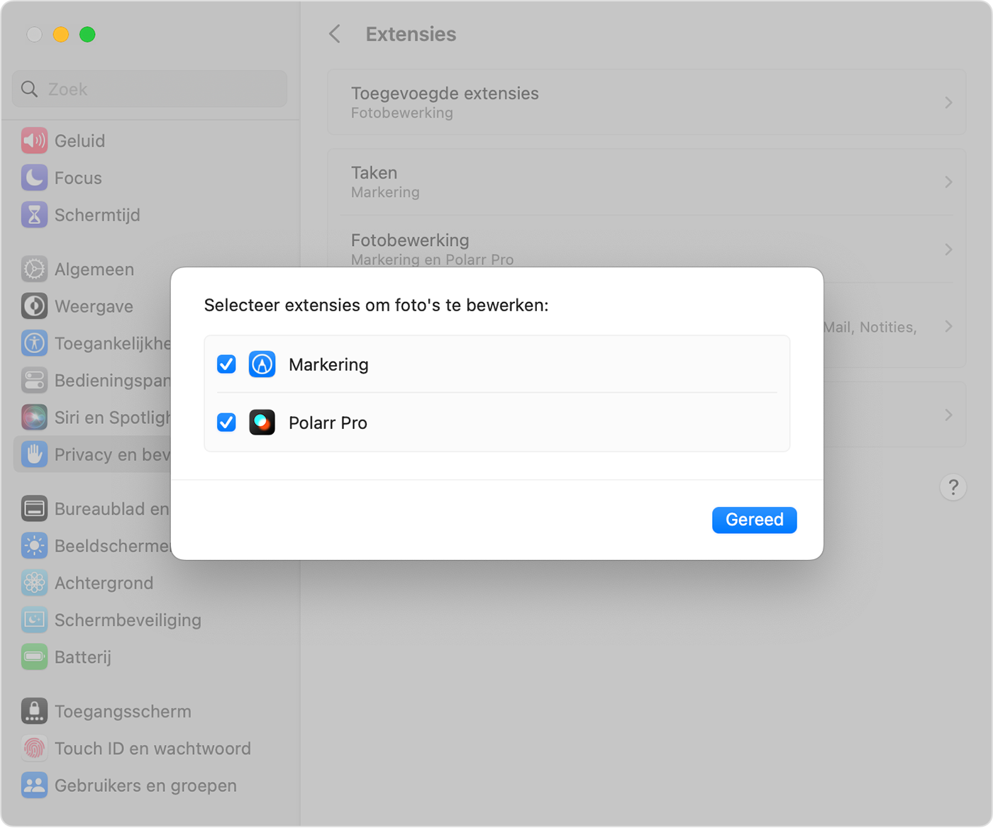 macos-ventura-systeeminstellingen-privacy-en-beveiliging-extensies-foto's-bewerken