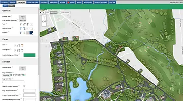 Content Management System map