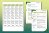 A collection of screenshots of the student sheet and teacher notes