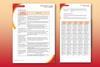 Screenshot images of teacher notes and student sheet