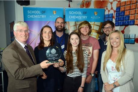 Schools' analyst winning team