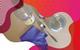 Photo of a jam jar, teaspoon, vinegar bottle and purple plastic glove