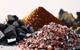 The differences between elements, compounds and mixtures - small pile of minerals