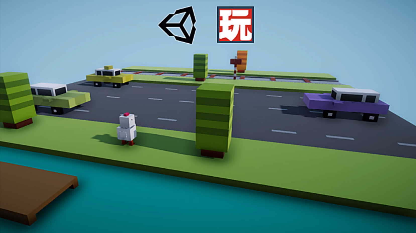 Create a game like Crossy Road with Unity & PlayMaker