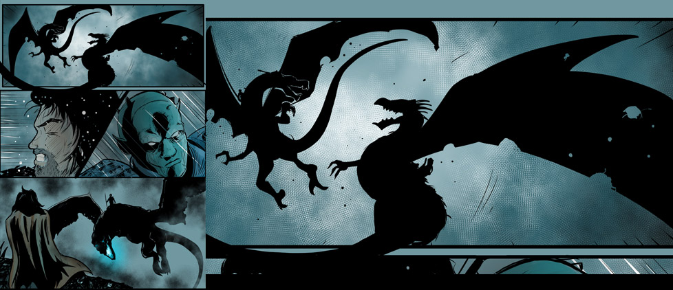 Create a Comic Book Page Based on Game of Thrones