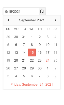 Telerik UI for ASP.NET MVC DatePicker Disabled Dates