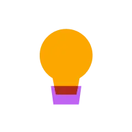 Symbol: Glühbirne