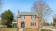 A renovated Swarthmore Colonial at 607 Fairview Road is for sale.