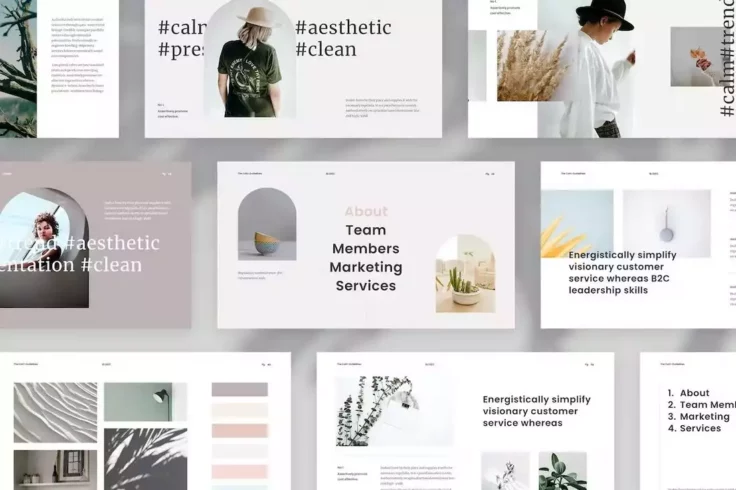 View Information about Clean Minimal PowerPoint Presentation Template
