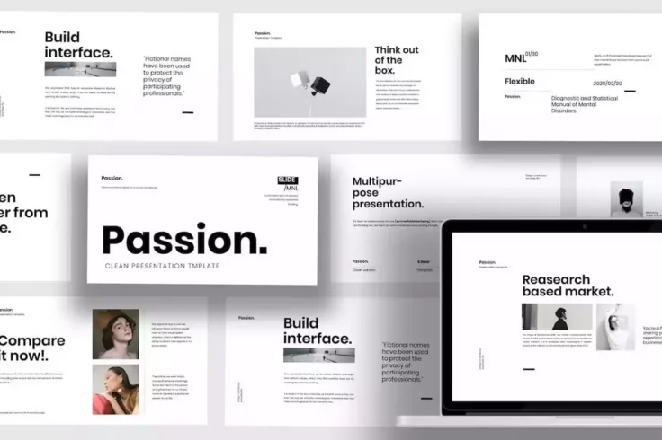 View Information about Passion Minimal Clean PowerPoint Template