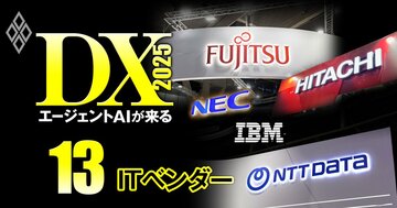 富士通、NEC、NTTデータ、IBM、日立…「AIエージェント市場」は儲かるのか?勝つITベンダーはどこだ