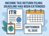 ITR filing last date extended from July 31, 2025, for FY 2024-25 (AY 2025-26): Check the new date here:Image