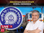 Image for Live: Indian Railway gives staff DIWALI Bonanza Gift
