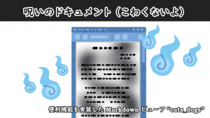 「呪いのドキュメント（こわくないよ）」のイメージ