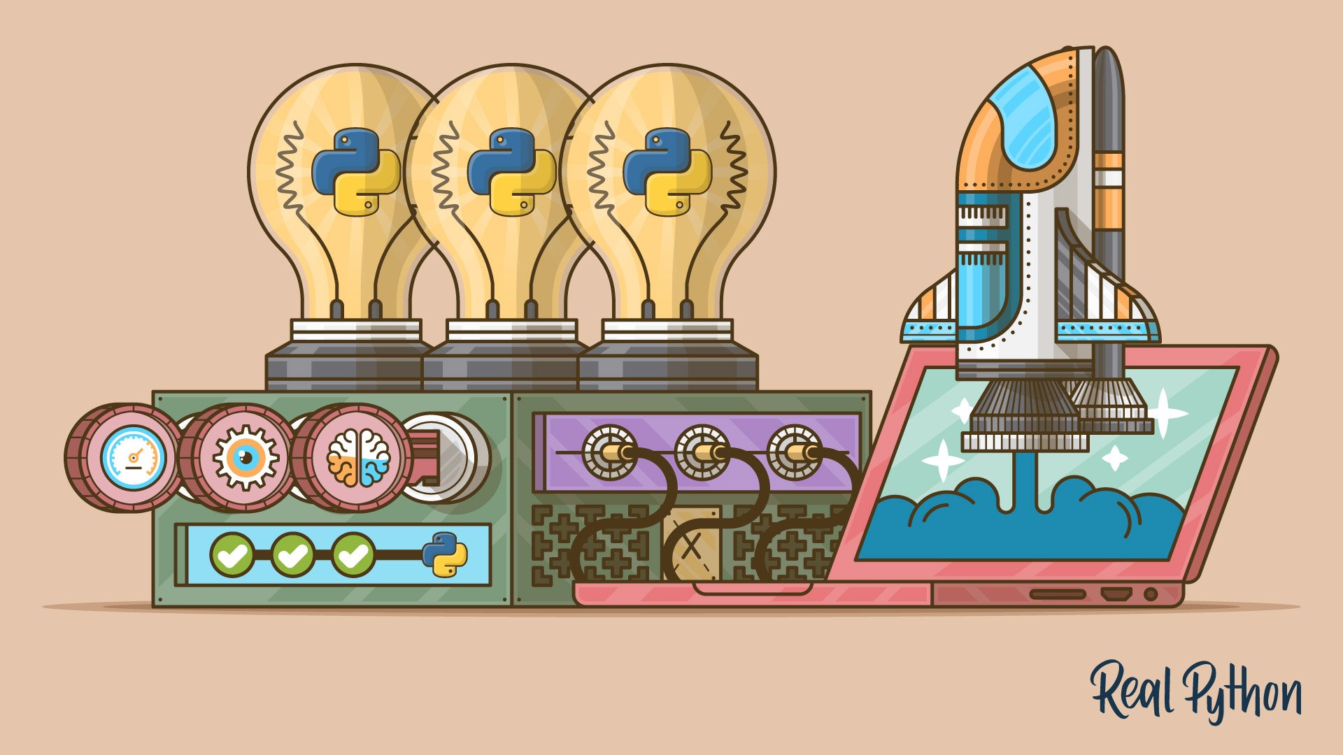 Title image for Writing Idiomatic Python (Python Best Practices Artwork)