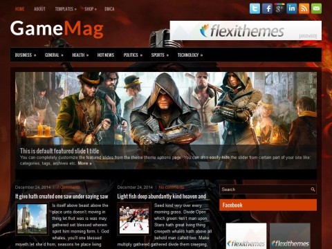 GameMag WordPress Theme