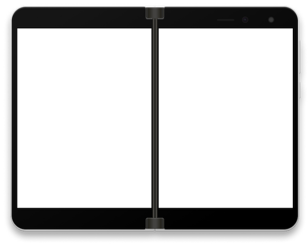 Device with a hinge display feature