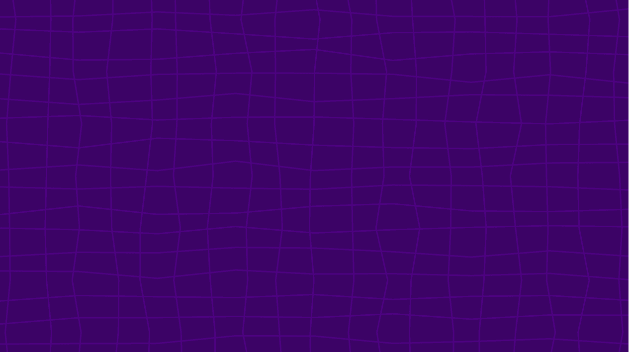 Solid Purple background with wavy grid pattern on it