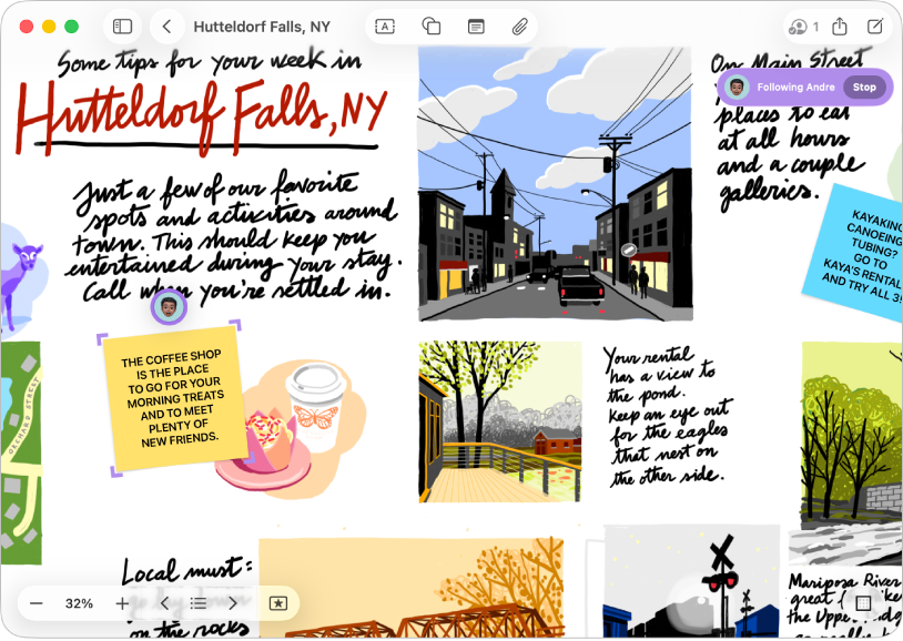 تطبيق المساحة الحرة مفتوح على الـ Mac.